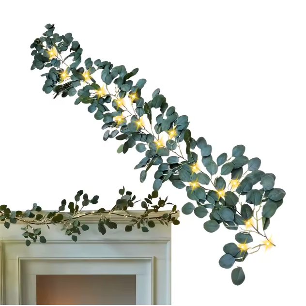 Fairy Light Olive Vine Garland
