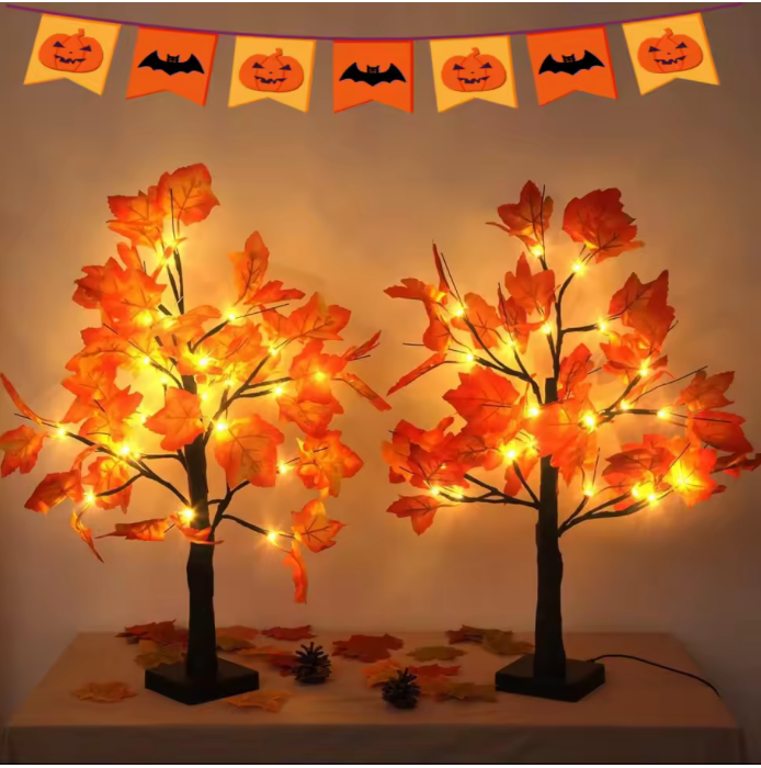 Pumpkin Spice Light Tree