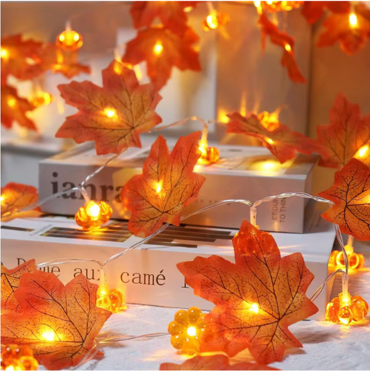 Maple Leaf String Lights