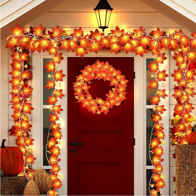 Maple Leaf String Lights