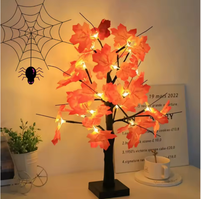 Pumpkin Spice Light Tree