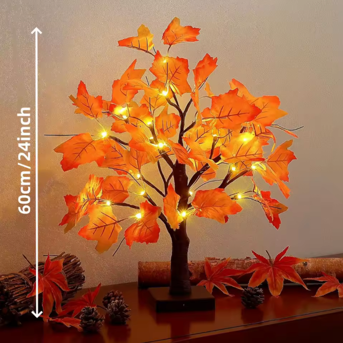 Pumpkin Spice Light Tree