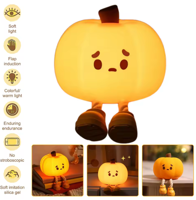 Pumpkin Touch Lamp